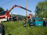 Vorschaubild zu - PKW Bergung auf der B27 am 3.7.2005