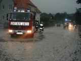 Vorschaubild: Hochwassereinsatz in Payerbach, Peter-Roseggerstraße am 29.06.2006