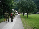 Vorschaubild zu - Hochwassereinsatz in Schrambach, Bezirk Lilienfeld am 9.8.2006