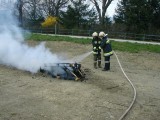 Vorschaubild: Praxisteil der Grundausbildung: Richtige Brandbekämpfung