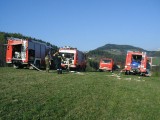 Vorschaubild: Brandsicherheitswache beim Brandstreifen legen am Eichberg (14.04.2007)