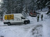 Vorschaubild zu - Fahrzeugbergung in Pettenbach, 29.11.2010