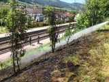 Vorschaubild: Bahndammbrand am Bahnhof Schlöglmühl