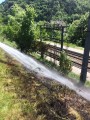 Vorschaubild: Bahndammbrand am Bahnhof Schlöglmühl