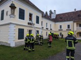 Vorschaubild zu - 1. Übung 2023: Gemeinsame Branddienstübung im Schloß Mühlhof