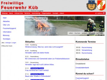 Vorschaubild zu - Homepage, Version 6